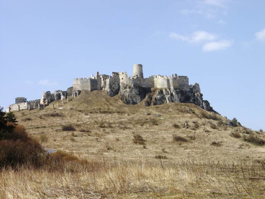 Spišský hrad – hradný kopec, marec 2020, zdroj: Archív KPÚ KE – Pracovisko Spišská Nová Ves