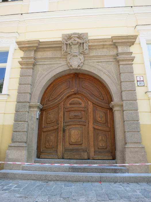 2. Pôvodný barokový portál po obnove, zdroj: KPÚ Trnava, 2019